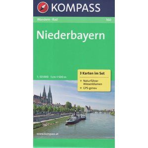 Niederbayern Kompass 160 set 3 map