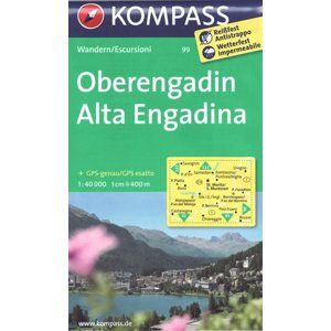 Oberengadin Alta Engadina Kompass 1: 40t