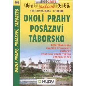 Okolí Prahy - Posázaví, Táborsko - mapa Shocart č.209 - 1:100t