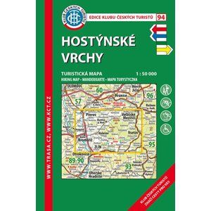 Hostýnské vrchy - mapa KČT č. 94 - 1:50 000