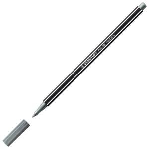 STABILO Pen 68 metallic Vláknový fix - stříbrná