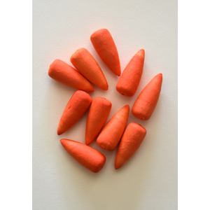 Vatová Mrkev, oranžová - 10 kusů
