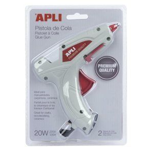 Tavná pistole APLI Premium, 20 W + 2 tavné tyčinky