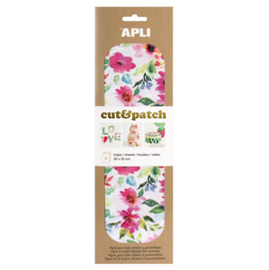 APLI Papír na decoupage - Květiny, 3 listy