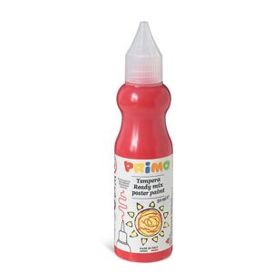 Temperová barva 3D PRIMO, 50 ml, lahvička s tenkým hrotem, červená