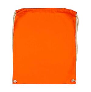 Bavlněný batoh k domalování - barva oranžová
