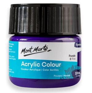 Akrylová barva Mont Marte,100ml, tm. fialová (Purple)