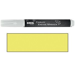 Křídový popisovač KREUL Medium - neonová žlutá (šíře hrotu 2-3mm)
