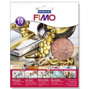 FIMO kovové plátky měděné, 10 ks