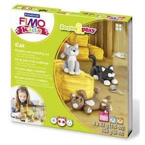 Sada FIMO Kids Form & Play - Kočky