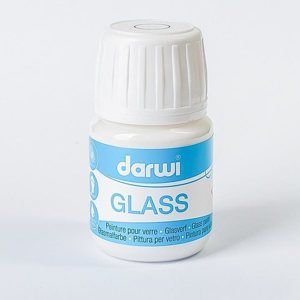 DARWI Vitrážová barva, 30 ml - bílá krycí