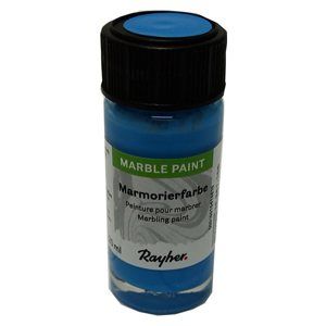 Mramorovací barva Rayher Marble Paint 20 ml - světle modrá