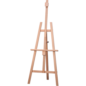 Malířský stojan AMI z lehkého bukového dřeva, nastavitelná výška a sklon