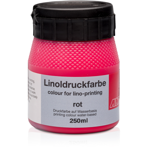 Barva na linoryt AMI 250 ml - červená