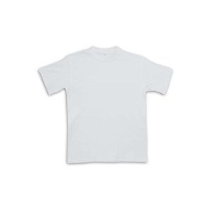 Dětské tričko krátký rukáv - bílé, 110 cm (3-4 roky)