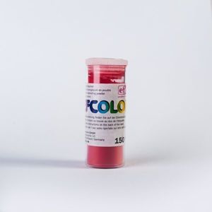 Efcolor - Smaltovací prášek, 10 ml - červený