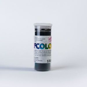 Efcolor - Smaltovací prášek , 10ml - černý