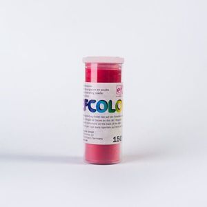 Efcolor - Smaltovací prášek , 10ml - průhledný  červený