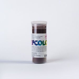 Efcolor - Smaltovací prášek , 10ml - textura  hnědá