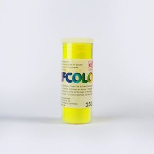 Efcolor - Smaltovací prášek , 10ml - neonově žlutý