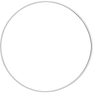 Drátěný kruh, průměr 20 cm - bílý