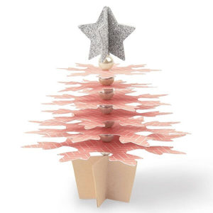 Vyřezávací šablona Bigz - Vánoční stromek z 3D vloček