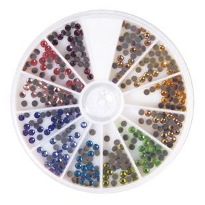 Nažehlovací kamínky Rayher Hotfix - mix barev, 3 mm ( 360ks )