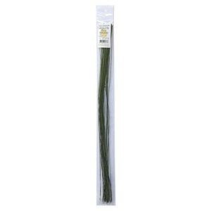 Floristický vázací drát Leane - zelený, délka 36 cm (50 ks)