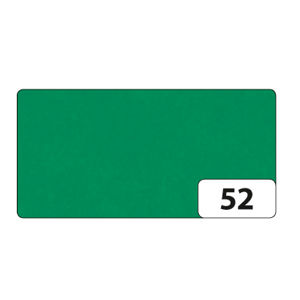 Hedvábný papír 50 × 70 cm, 20 g, 26 listů - barva tmavě zelená