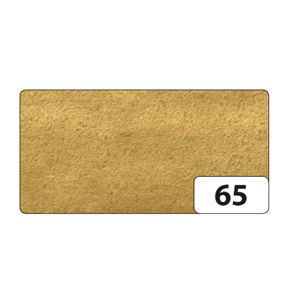 Hedvábný papír 50 × 70 cm, 20 g, 26 listů - barva zlatá