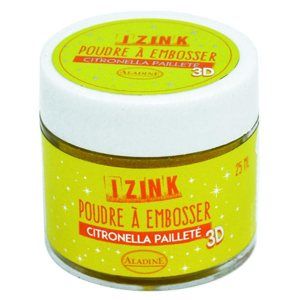 Embosovací prášek Aladine, IZINK - Citronella, 25 ml