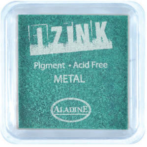 Inkoust IZINK mini, pomaluschnoucí - metalická zelená