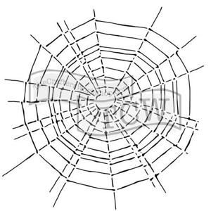 Plastová šablona - Pavučina ( 30,5 x  30,5 cm )