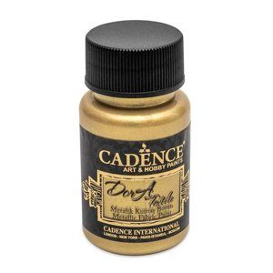 Barva na textil Cadence DORA, 50 ml - bílé zlato (white gold)