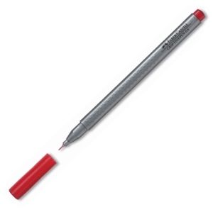 Popisovač Faber-Castell Grip 0.4mm, červená