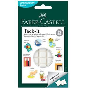 Lepicí hmota Faber-Castell TACK-IT bílá, 50 g / 90 ks
