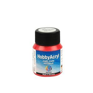 Hobby Acryl matt Nerchau - 59 ml - metalíza červená