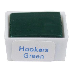 Umělecká akvarelová barva Daler-Rowney Aquafine  1/2 pánvička - Hookerova zeleň