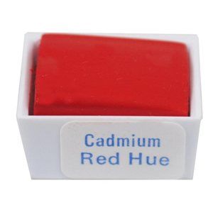 Umělecká akvarelová barva Daler-Rowney Aquafine  1/2 pánvička - kadmium červené