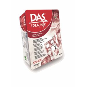 DAS Idea Mix - samotvrdnoucí mramorovací hmota - červená