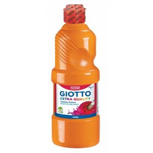 Temperová barva Giotto - EXTRA QUALITY - 500 ml, oranžová