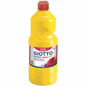 Temperová barva Giotto - EXTRA QUALITY - 1000 ml, tmavě žlutá
