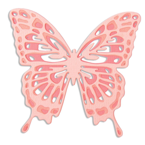 Vyřezávací kovové šablony Thinlits - Složitá křídla motýla ( 3 ks )