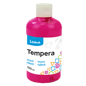 Temperová barva LUMA, 250 ml - tmavě růžová