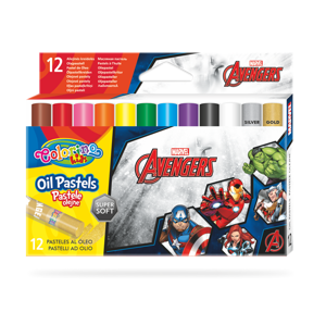Olejové pastely Colorino, Marvel Avengers - 12 barev