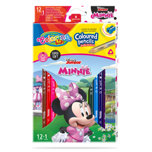 Pastelky Colorino trojhranné, Disney Junior Minnie - 12 barev