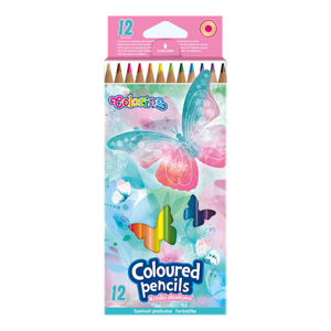 Pastelky Colorino trojhranné 12 barev - Follow your Dreams