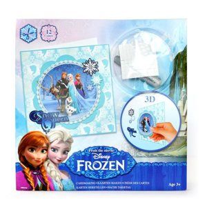 Přání kreativní 3D Frozen - Ledové království