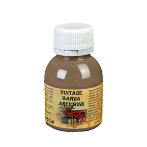 Křídová VINTAGE barva - tmavá kávová, 110 g