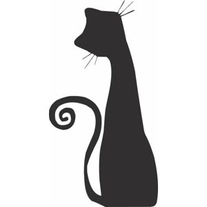 Plastová šablona - Sedící kočka, 14,5 × 14,5 cm